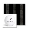 Picture of Caper Onyx | Set of 2 | 16" Sunbrella Boxed Round Outdoor Throw Pillows with Premium Inserts