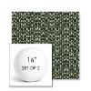 Picture of Carat Agate | Set of 2 | 16" Sunbrella Boxed Round Outdoor Throw Pillows with Premium Inserts