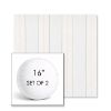 Picture of Carlo Coastal | Set of 2 | 16" Sunbrella Boxed Round Outdoor Throw Pillows with Premium Inserts