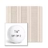 Picture of Carlo Graphite | Set of 2 | 16" Sunbrella Boxed Round Outdoor Throw Pillows with Premium Inserts