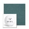 Picture of Cast Lagoon | Set of 2 | 16" Sunbrella Boxed Round Outdoor Throw Pillows with Premium Inserts
