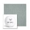 Picture of Cast Mist | Set of 2 | 16" Sunbrella Boxed Round Outdoor Throw Pillows with Premium Inserts