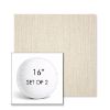 Picture of Cast Pumice | Set of 2 | 16" Sunbrella Boxed Round Outdoor Throw Pillows with Premium Inserts