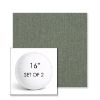 Picture of Cast Sage | Set of 2 | 16" Sunbrella Boxed Round Outdoor Throw Pillows with Premium Inserts