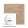 Picture of Charmer Limestone | Set of 2 | 16" Sunbrella Boxed Round Outdoor Throw Pillows with Premium Inserts