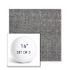 Picture of Chartres Granite | Set of 2 | 16" Sunbrella Boxed Round Outdoor Throw Pillows with Premium Inserts