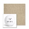 Picture of Chartres Malt | Set of 2 | 16" Sunbrella Boxed Round Outdoor Throw Pillows with Premium Inserts