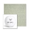 Picture of Chartres Mist | Set of 2 | 16" Sunbrella Boxed Round Outdoor Throw Pillows with Premium Inserts