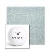 Picture of Chartres Opal | Set of 2 | 16" Sunbrella Boxed Round Outdoor Throw Pillows with Premium Inserts