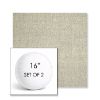 Picture of Chartres Pebble | Set of 2 | 16" Sunbrella Boxed Round Outdoor Throw Pillows with Premium Inserts