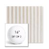 Picture of Costa Driftwood | Set of 2 | 16" Sunbrella Boxed Round Outdoor Throw Pillows with Premium Inserts