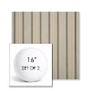 Picture of Cove Pebble | Set of 2 | 16" Sunbrella Boxed Round Outdoor Throw Pillows with Premium Inserts