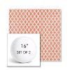 Picture of Detail Persimmon | Set of 2 | 16" Sunbrella Boxed Round Outdoor Throw Pillows with Premium Inserts