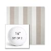Picture of Direction Linen | Set of 2 | 16" Sunbrella Boxed Round Outdoor Throw Pillows with Premium Inserts