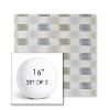 Picture of Dream Mist | Set of 2 | 16" Sunbrella Boxed Round Outdoor Throw Pillows with Premium Inserts