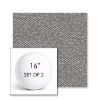 Picture of Dumont Slate | Set of 2 | 16" Sunbrella Boxed Round Outdoor Throw Pillows with Premium Inserts