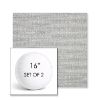 Picture of Embrace Pewter | Set of 2 | 16" Sunbrella Boxed Round Outdoor Throw Pillows with Premium Inserts