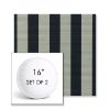 Picture of Expressive Mist | Set of 2 | 16" Sunbrella Boxed Round Outdoor Throw Pillows with Premium Inserts