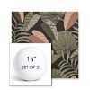 Picture of Fernie Midnight Garden | Set of 2 | 16" Sunbrella Boxed Round Outdoor Throw Pillows with Premium Inserts