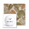 Picture of Fernie Mimosa | Set of 2 | 16" Sunbrella Boxed Round Outdoor Throw Pillows with Premium Inserts