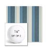 Picture of Gateway Coast | Set of 2 | 16" Sunbrella Boxed Round Outdoor Throw Pillows with Premium Inserts