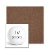 Picture of Heritage Saddle | Set of 2 | 16" Sunbrella Boxed Round Outdoor Throw Pillows with Premium Inserts