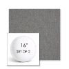 Picture of Heritage Slate | Set of 2 | 16" Sunbrella Boxed Round Outdoor Throw Pillows with Premium Inserts