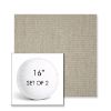 Picture of Heritage Smoke | Set of 2 | 16" Sunbrella Boxed Round Outdoor Throw Pillows with Premium Inserts