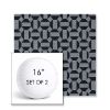 Picture of Hoopla Blue Jay | Set of 2 | 16" Sunbrella Boxed Round Outdoor Throw Pillows with Premium Inserts