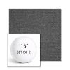 Picture of Idol Slate | Set of 2 | 16" Sunbrella Boxed Round Outdoor Throw Pillows with Premium Inserts