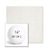 Picture of Idol Snow | Set of 2 | 16" Sunbrella Boxed Round Outdoor Throw Pillows with Premium Inserts