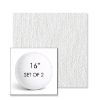 Picture of Improve White | Set of 2 | 16" Sunbrella Boxed Round Outdoor Throw Pillows with Premium Inserts