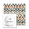 Picture of Inga Boho | Set of 2 | 16" Sunbrella Boxed Round Outdoor Throw Pillows with Premium Inserts
