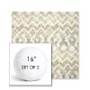 Picture of Inga Marble | Set of 2 | 16" Sunbrella Boxed Round Outdoor Throw Pillows with Premium Inserts