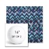 Picture of Inga Waterscape | Set of 2 | 16" Sunbrella Boxed Round Outdoor Throw Pillows with Premium Inserts
