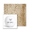 Picture of Instinct Toffee | Set of 2 | 16" Sunbrella Boxed Round Outdoor Throw Pillows with Premium Inserts