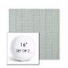 Picture of Kaia Mist | Set of 2 | 16" Sunbrella Boxed Round Outdoor Throw Pillows with Premium Inserts