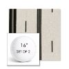 Picture of Khaima Fonio | Set of 2 | 16" Sunbrella Boxed Round Outdoor Throw Pillows with Premium Inserts