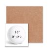 Picture of Kudos Peach | Set of 2 | 16" Sunbrella Boxed Round Outdoor Throw Pillows with Premium Inserts
