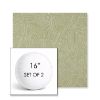 Picture of Leaf Structure Aloe | Set of 2 | 16" Sunbrella Boxed Round Outdoor Throw Pillows with Premium Inserts
