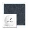 Picture of Leaf Structure Indigo | Set of 2 | 16" Sunbrella Boxed Round Outdoor Throw Pillows with Premium Inserts