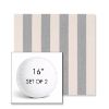Picture of Leisure Denim | Set of 2 | 16" Sunbrella Boxed Round Outdoor Throw Pillows with Premium Inserts