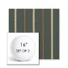 Picture of Linger Fern | Set of 2 | 16" Sunbrella Boxed Round Outdoor Throw Pillows with Premium Inserts
