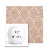 Picture of Linnaeus Clay | Set of 2 | 16" Sunbrella Boxed Round Outdoor Throw Pillows with Premium Inserts