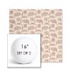 Picture of Lola Clay | Set of 2 | 16" Sunbrella Boxed Round Outdoor Throw Pillows with Premium Inserts