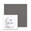 Picture of Lopi Charcoal | Set of 2 | 16" Sunbrella Boxed Round Outdoor Throw Pillows with Premium Inserts