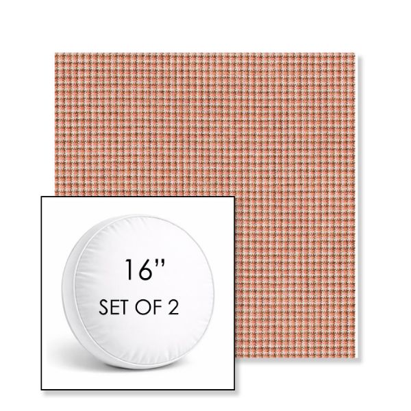 Picture of Lore Canyon | Set of 2 | 16" Sunbrella Boxed Round Outdoor Throw Pillows with Premium Inserts