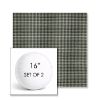 Picture of Lore Moss | Set of 2 | 16" Sunbrella Boxed Round Outdoor Throw Pillows with Premium Inserts