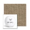 Picture of Mainstreet Latte | Set of 2 | 16" Sunbrella Boxed Round Outdoor Throw Pillows with Premium Inserts