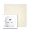 Picture of Margo Snow | Set of 2 | 16" Sunbrella Boxed Round Outdoor Throw Pillows with Premium Inserts